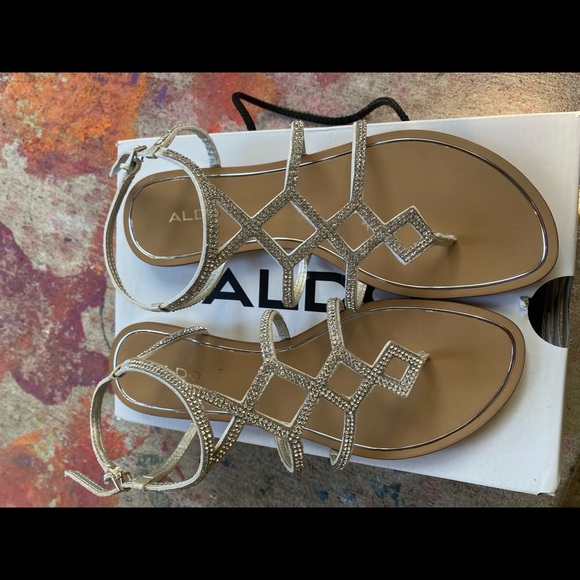 ALDO SANDALS SIZE 6 - Picture 4 of 4